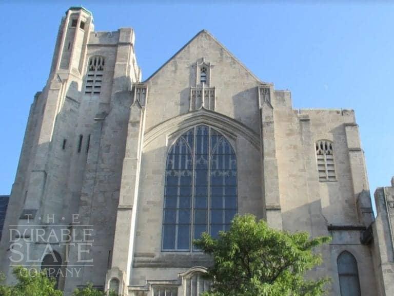 first united methodist church slate roof repair in jackson michigan