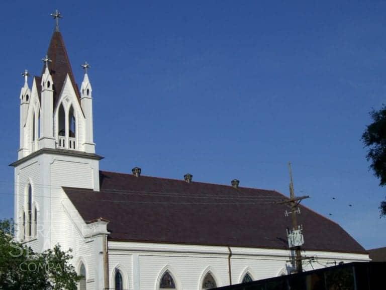 zion lutheran slate roof and spire repair after hurricane katrina