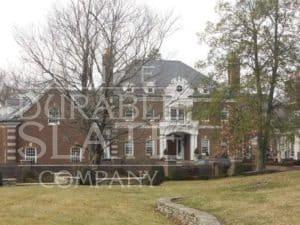 We installed a new slate roof with all new custom copper flashings and gutters.