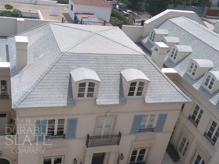 Pizet Towers is 180 squares of Vermont Semi-weathering Gray Green in Lima, Peru.