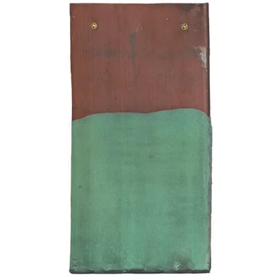 Dull Green Provincial Clay Tile