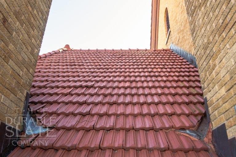 Clay-tile roof, saint bernard