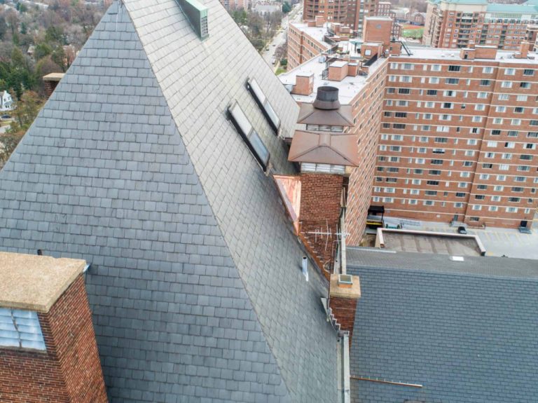 buckingham slate roof on warrington condo in baltimore maryland