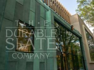the durable slate company completed the norwegian embassy in washington d.c. with custom, curved copper paneling